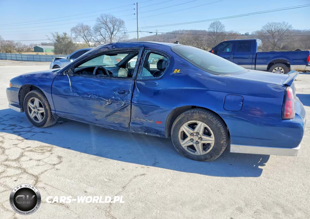 2003 Chevrolet Monte Carlo Ss VIN:2G1WX12K539332920 - 2