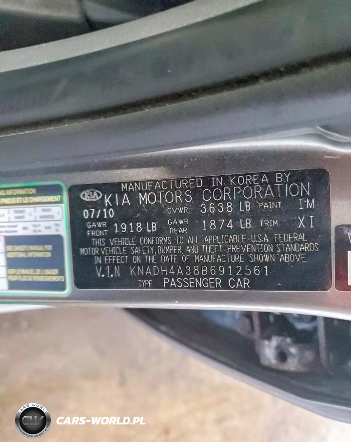 2011 Kia Rio Lx VIN:KNADH4A38B6912561 - 13