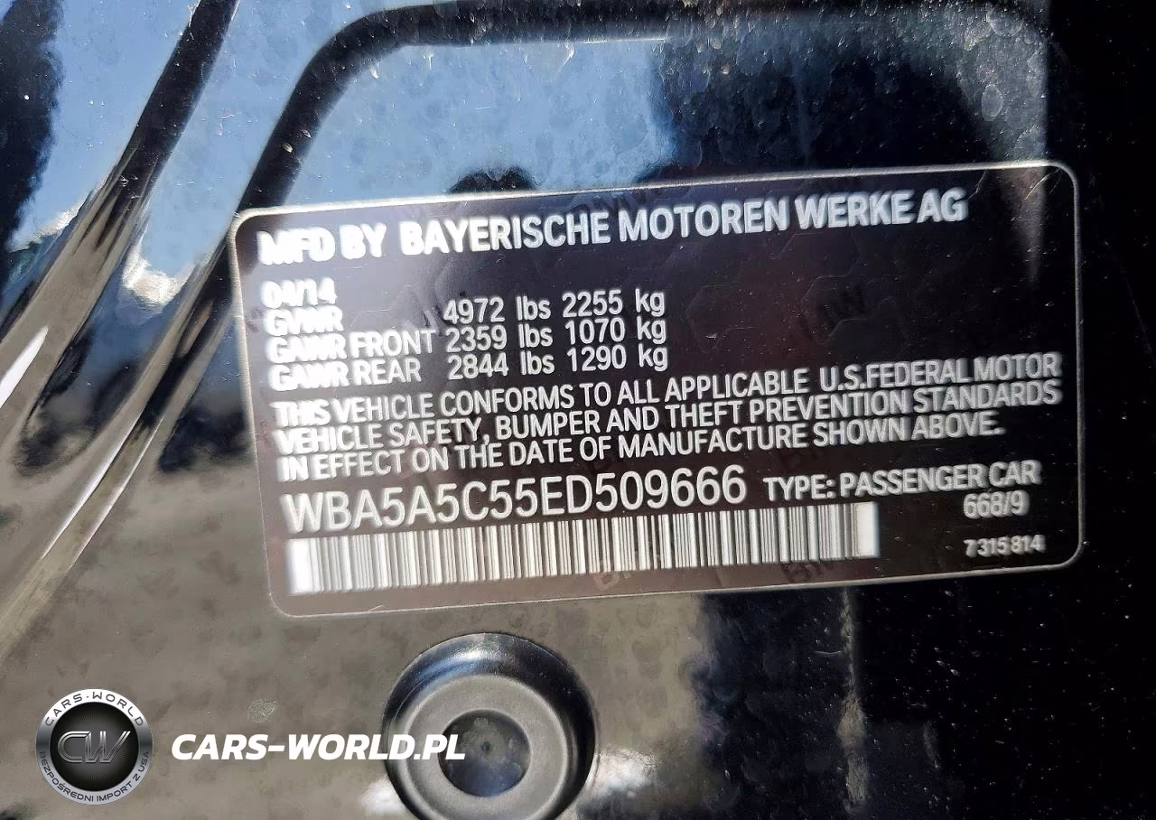 2014 BMW 528 I VIN:WBA5A5C55ED509666 - 12