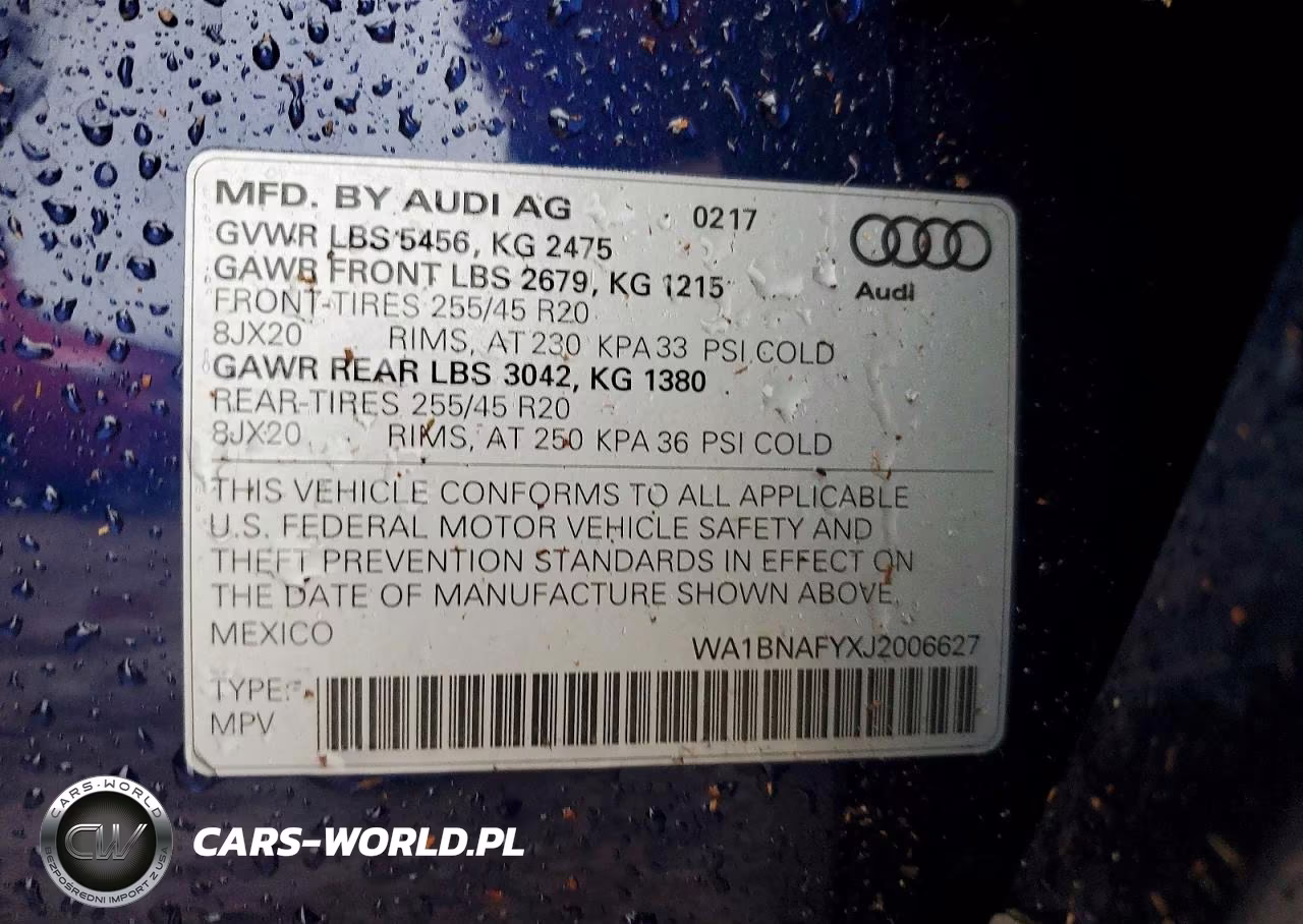 2018 Audi Q5 Premium Plus VIN:WA1BNAFYXJ2006627 - 12