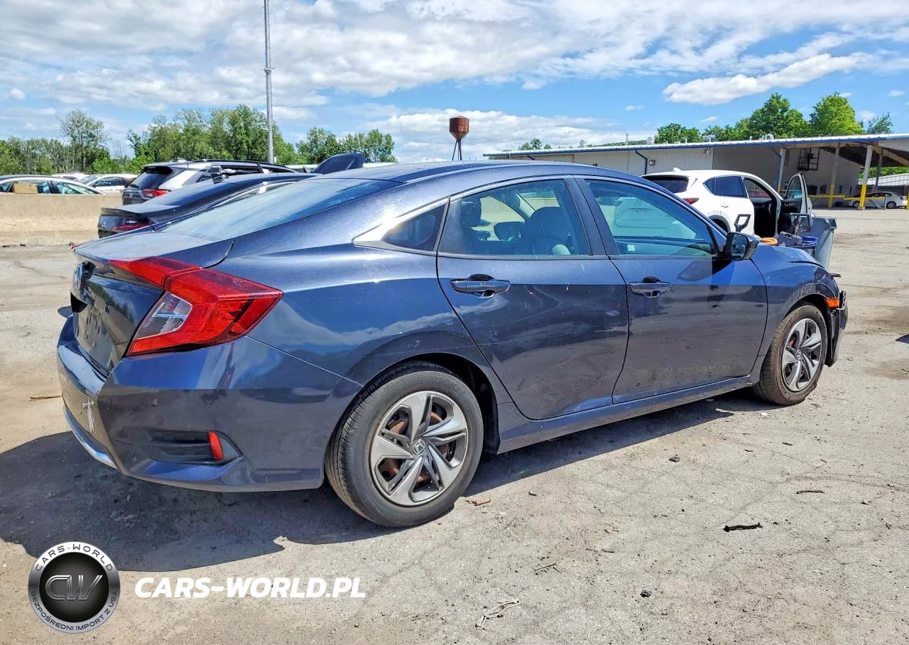 2019 Honda Civic Lx VIN:2HGFC2F65KH586851 - 3