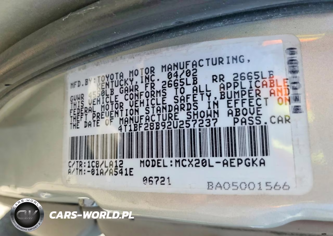 2002 Toyota Avalon Xls VIN:4T1BF28B92U257237 - 13