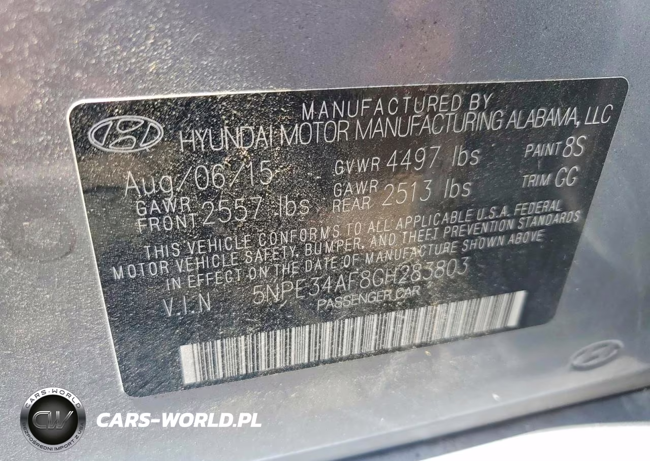 2016 Hyundai Sonata Sport VIN:5NPE34AF8GH283803 - 12