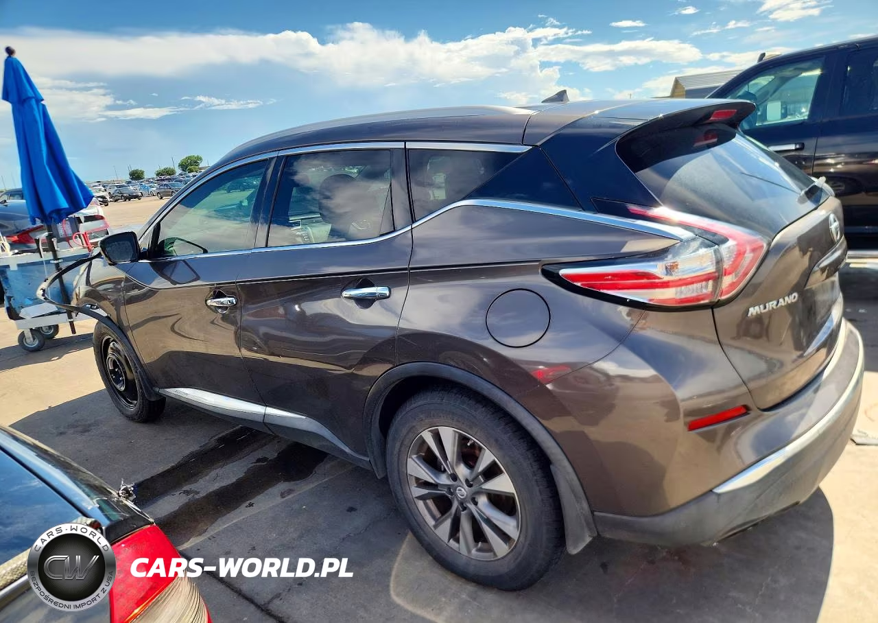 2015 Nissan Murano Sl VIN:5N1AZ2MG9FN225702 - 2