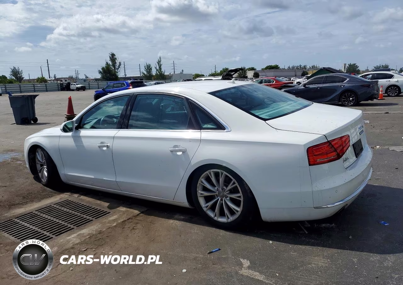 2013 Audi A8 L Quattro VIN:WAURGAFD1DN001280 - 2