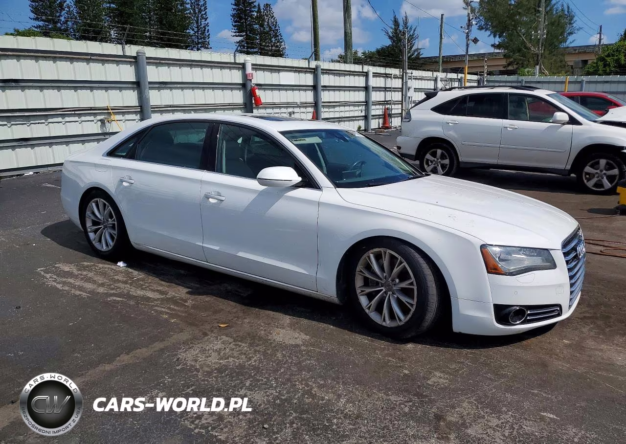 2013 Audi A8 L Quattro VIN:WAURGAFD1DN001280 - 4