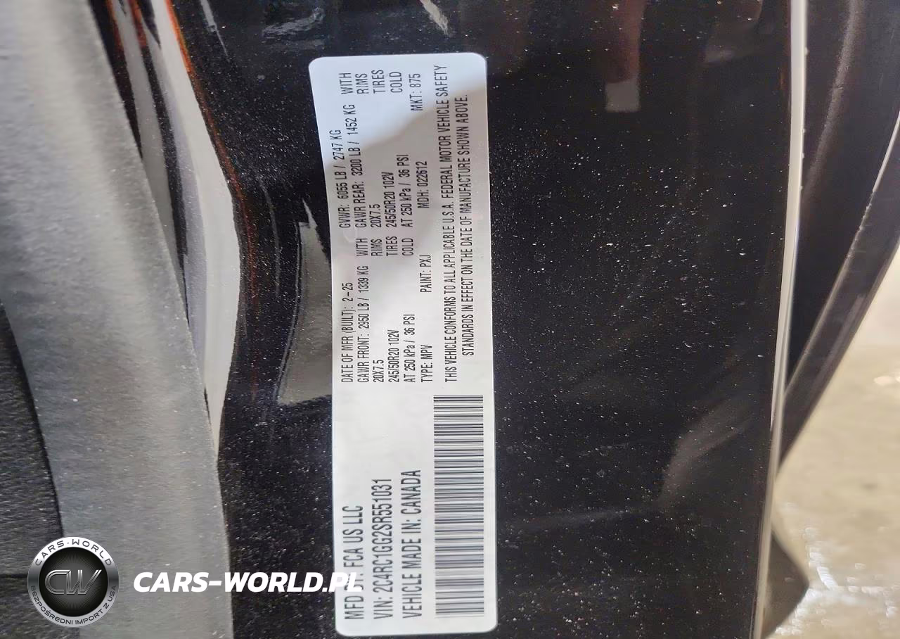 2025 Chrysler Pacifica Limited VIN:2C4RC1GG2SR551031 - 13