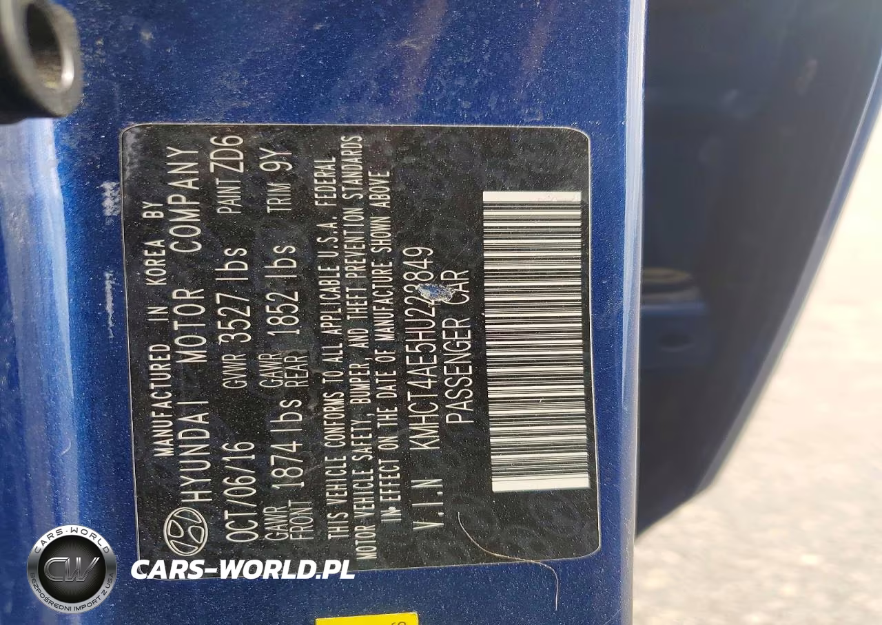 2017 Hyundai Accent Se VIN:KMHCT4AE5HU223849 - 12