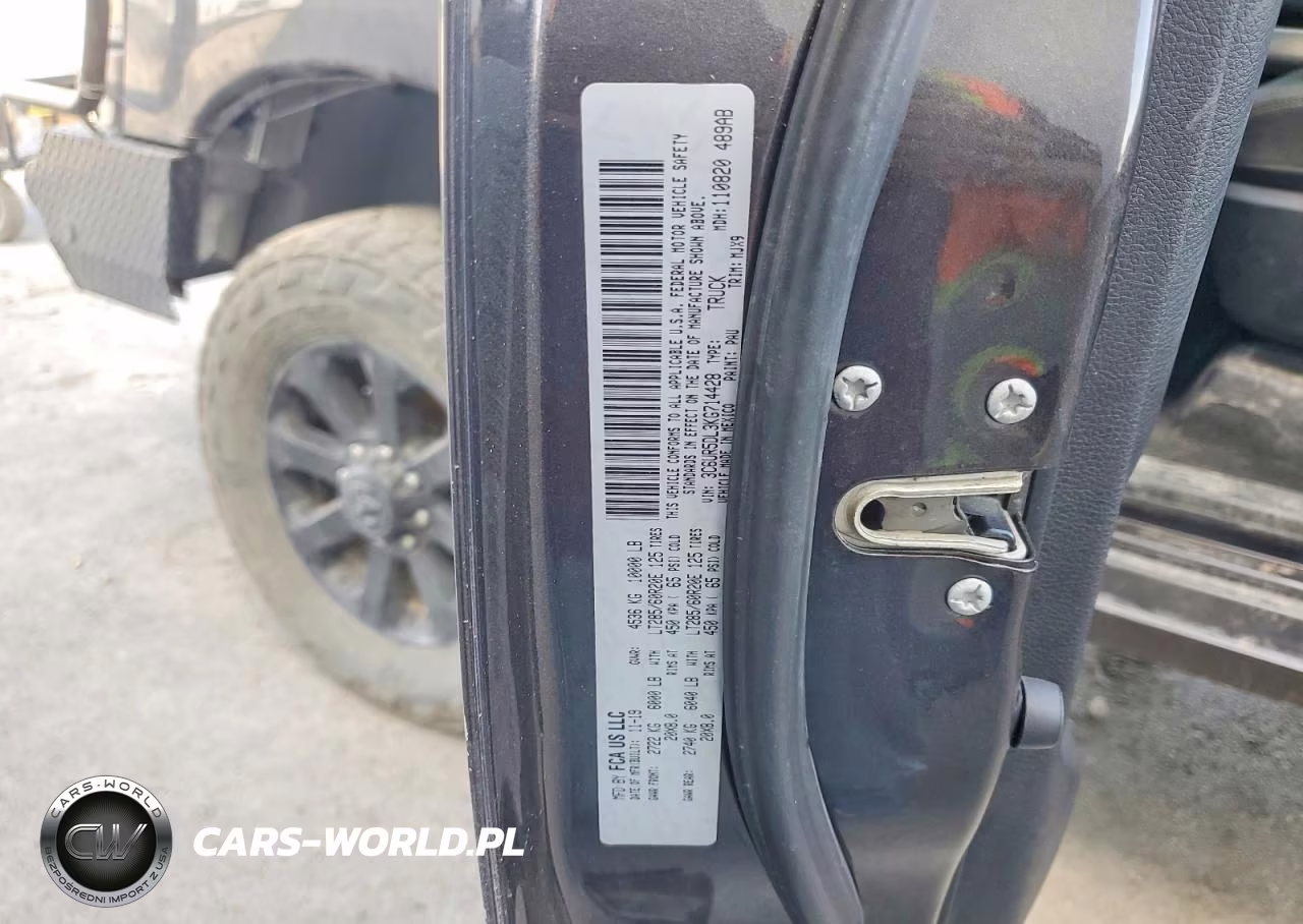 2019 Ram 2500 Big Horn VIN:3C6UR5DL3KG714428 - 12