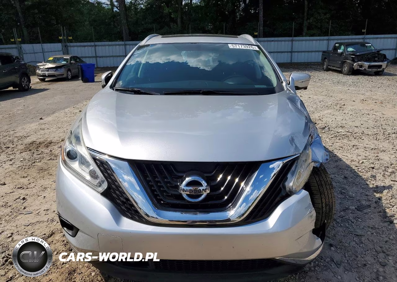2015 Nissan Murano Sl VIN:5N1AZ2MG1FN206044 - 5