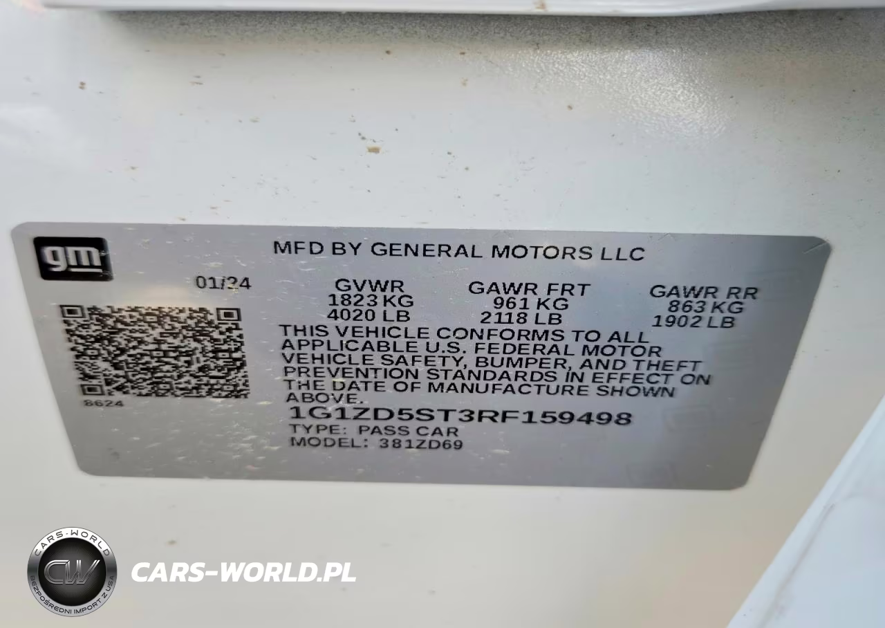 2024 Chevrolet Malibu Lt VIN:1G1ZD5ST3RF159498 - 12