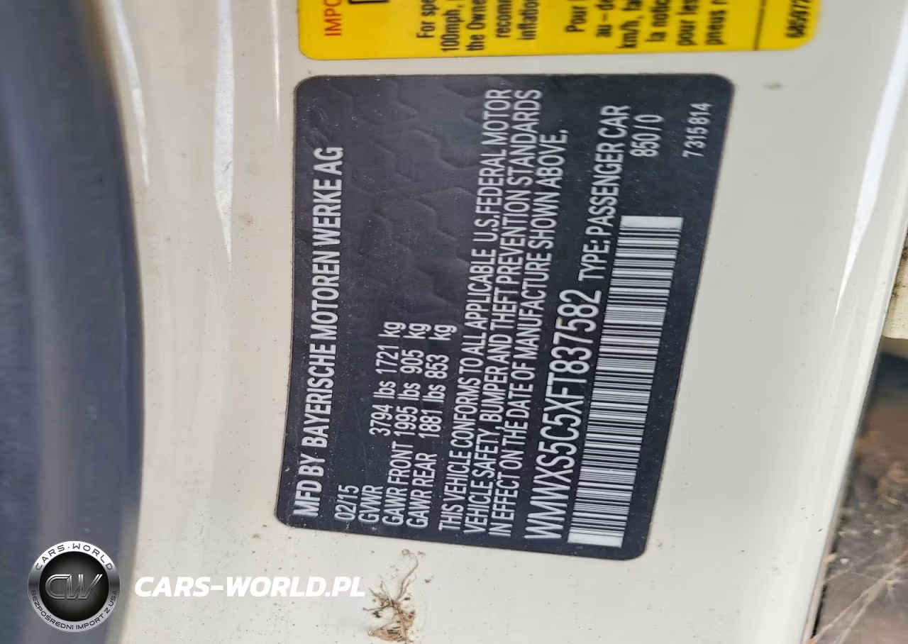 2015 Mini Cooper VIN:WMWXS5C5XFT837582 - 12