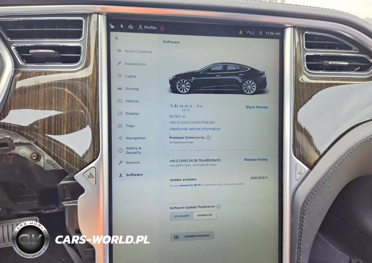 2013 Tesla Model S VIN:5YJSA1CN9DFP06085 - 9