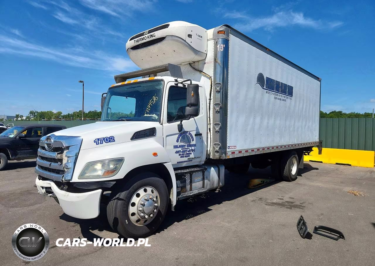 2017 Hino 258-268 Refrigerated Box Truck