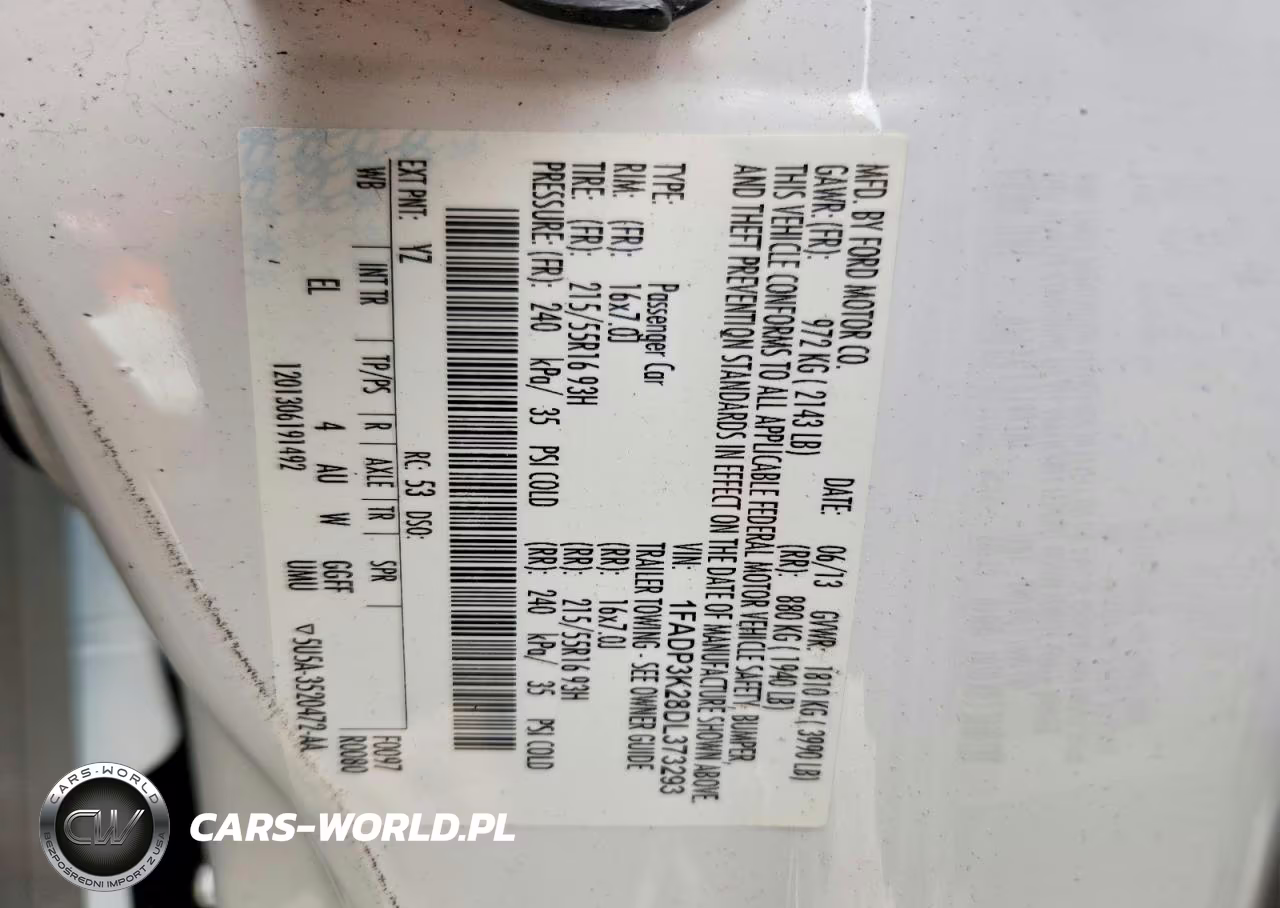 2013 Ford Focus Se VIN:1FADP3K28DL373293 - 12