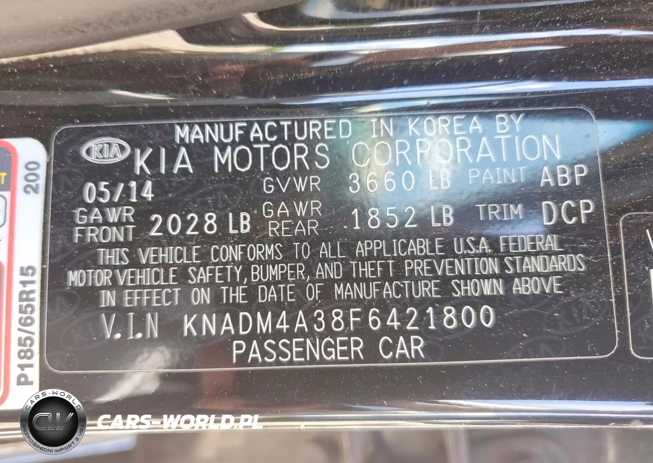 2015 Kia Rio Lx VIN:KNADM4A38F6421800 - 12