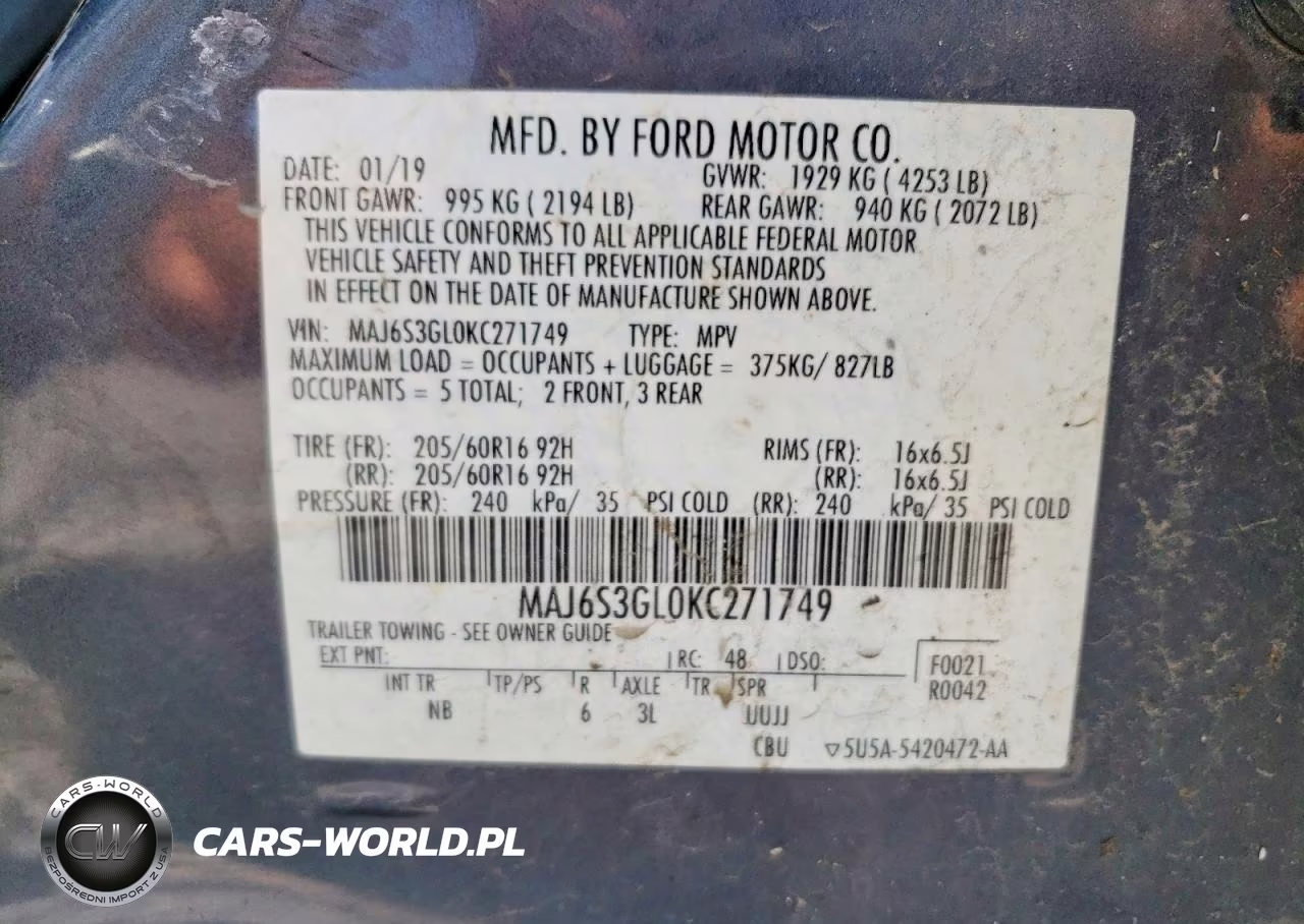 2019 Ford Ecosport Se VIN:MAJ6S3GL0KC271749 - 12