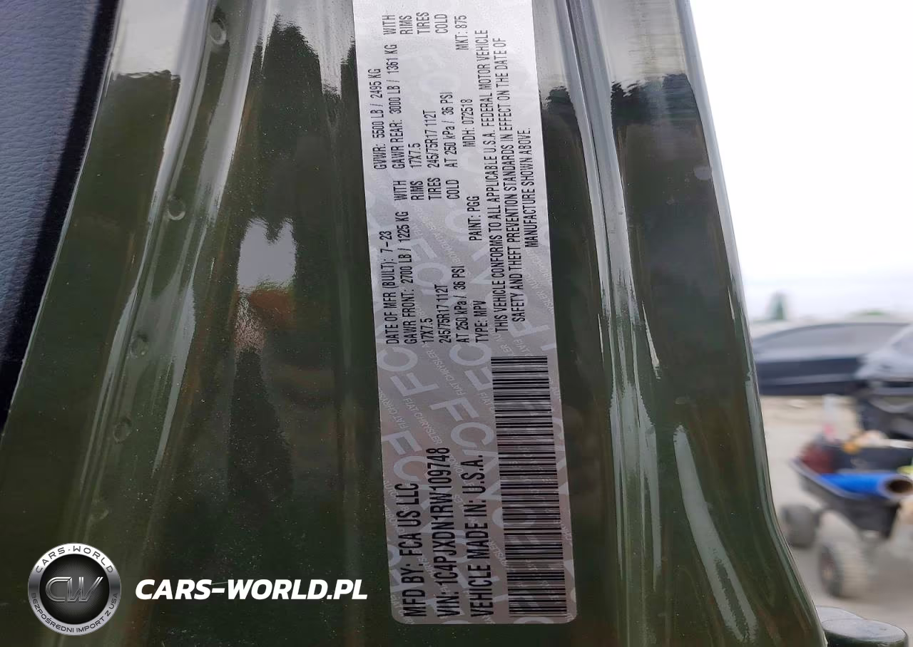 2024 Jeep Wrangler Sport VIN:1C4PJXDN1RW109748 - 12