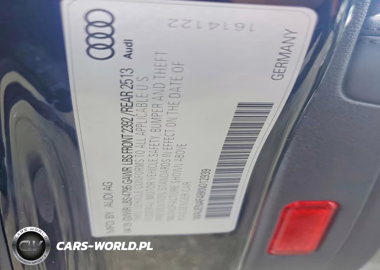 2019 Audi A4 Premium Plus VIN:WAUENAF48KN012939 - 12