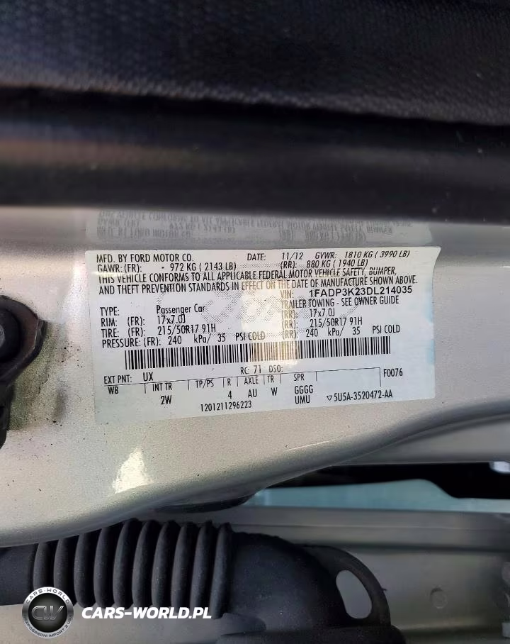 2013 Ford Focus Se VIN:1FADP3K23DL214035 - 12