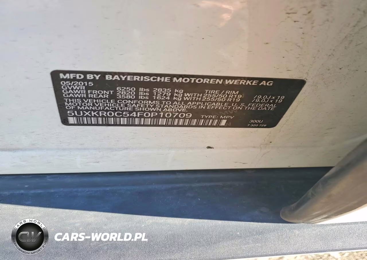 2015 BMW X5 xDrive35I VIN:5UXKR0C54F0P10709 - 13