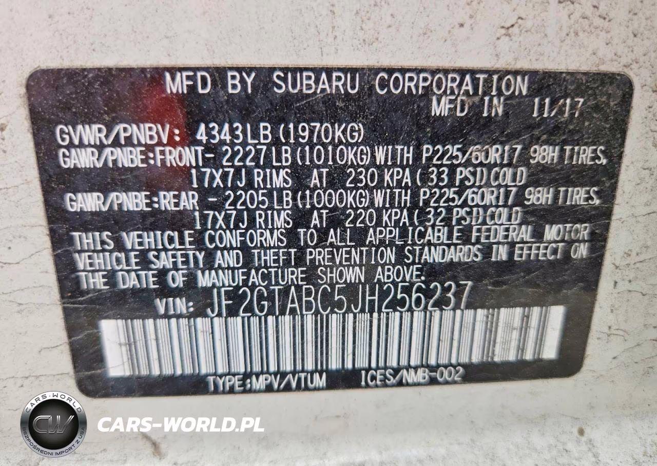 2018 Subaru Crosstrek Premium VIN:JF2GTABC5JH256237 - 13