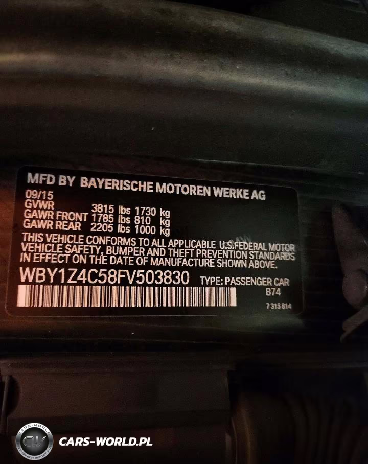 2015 BMW I3 Rex VIN:WBY1Z4C58FV503830 - 12