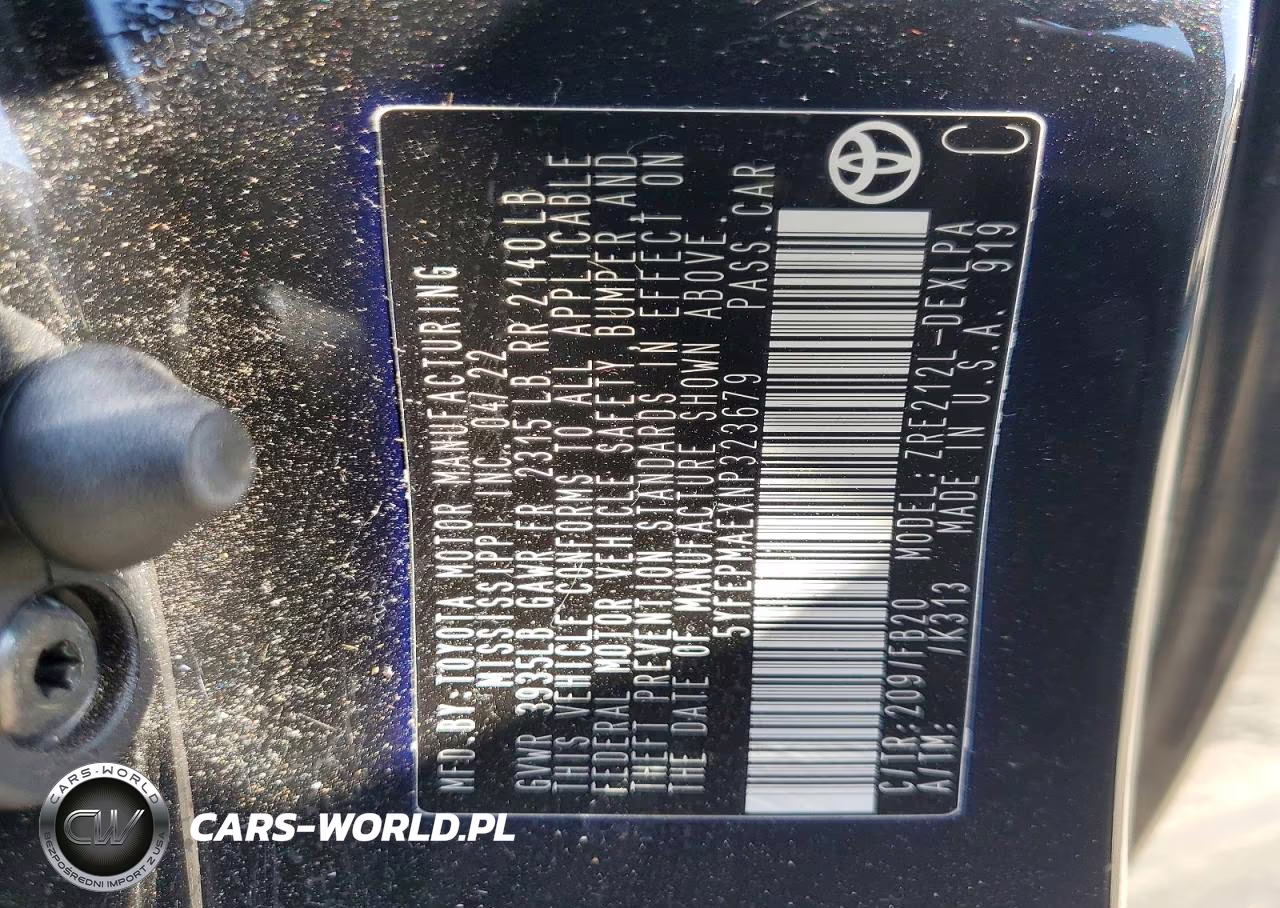 2022 Toyota Corolla Le VIN:5YFEPMAEXNP323679 - 12