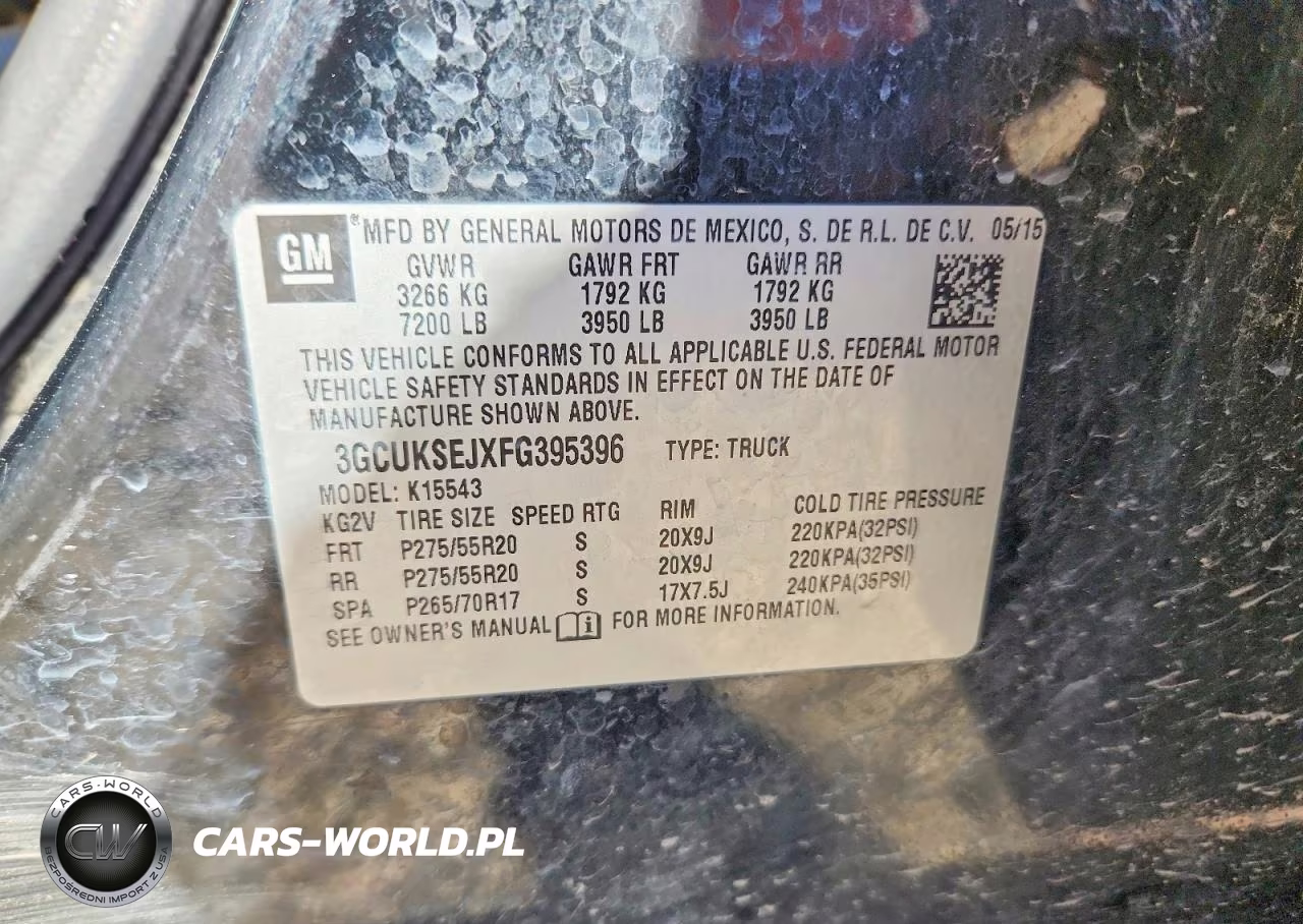 2015 Chevrolet Silverado K1500 Ltz VIN:3GCUKSEJXFG395396 - 12