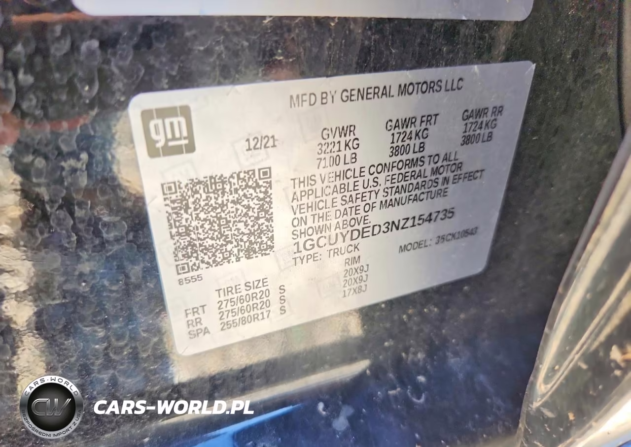 2022 Chevrolet Silverado Ltd K1500 Lt VIN:1GCUYDED3NZ154735 - 12