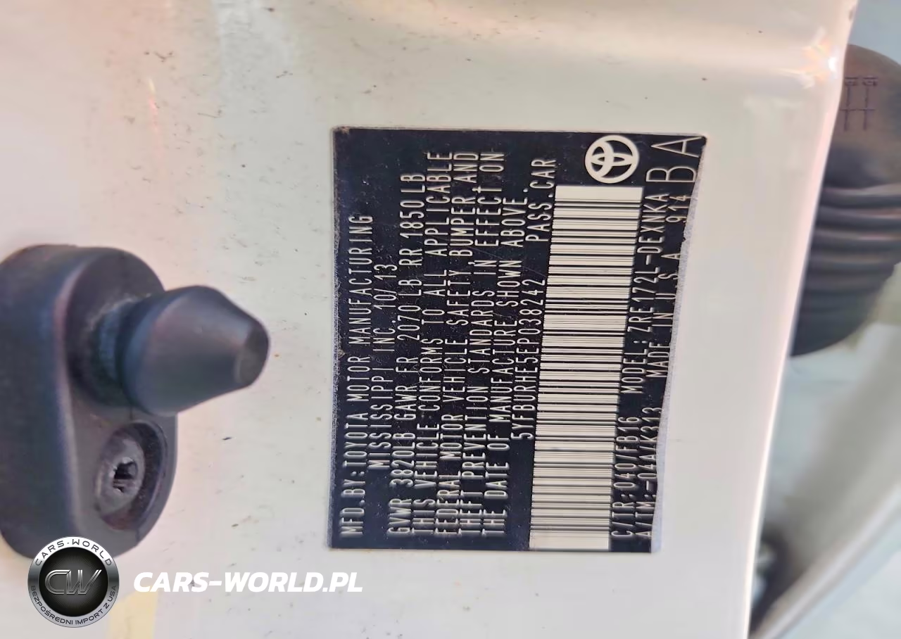 2014 Toyota Corolla Le VIN:5YFBURHE5EP038242 - 12