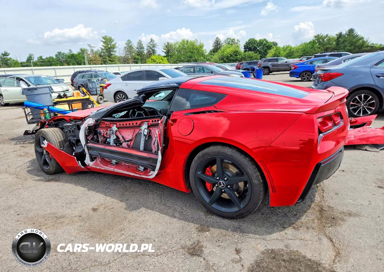 2014 Chevrolet Corvette Stingray 1Lt VIN:1G1YA2D79E5127724 - 2