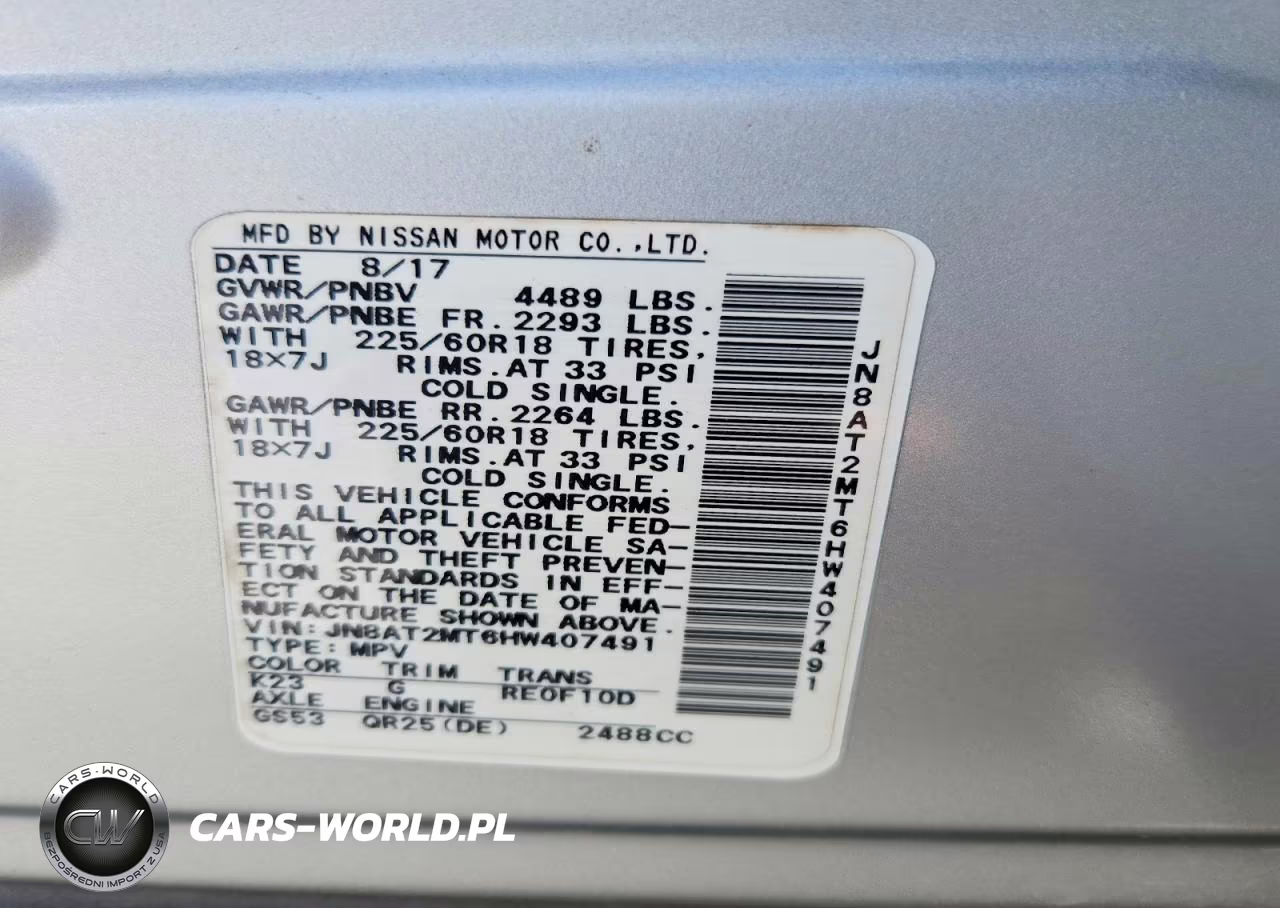 2017 Nissan Rogue Sl VIN:JN8AT2MT6HW407491 - 14
