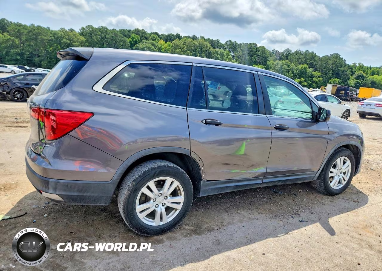 2017 Honda Pilot Lx VIN:5FNYF5H19HB003052 - 3