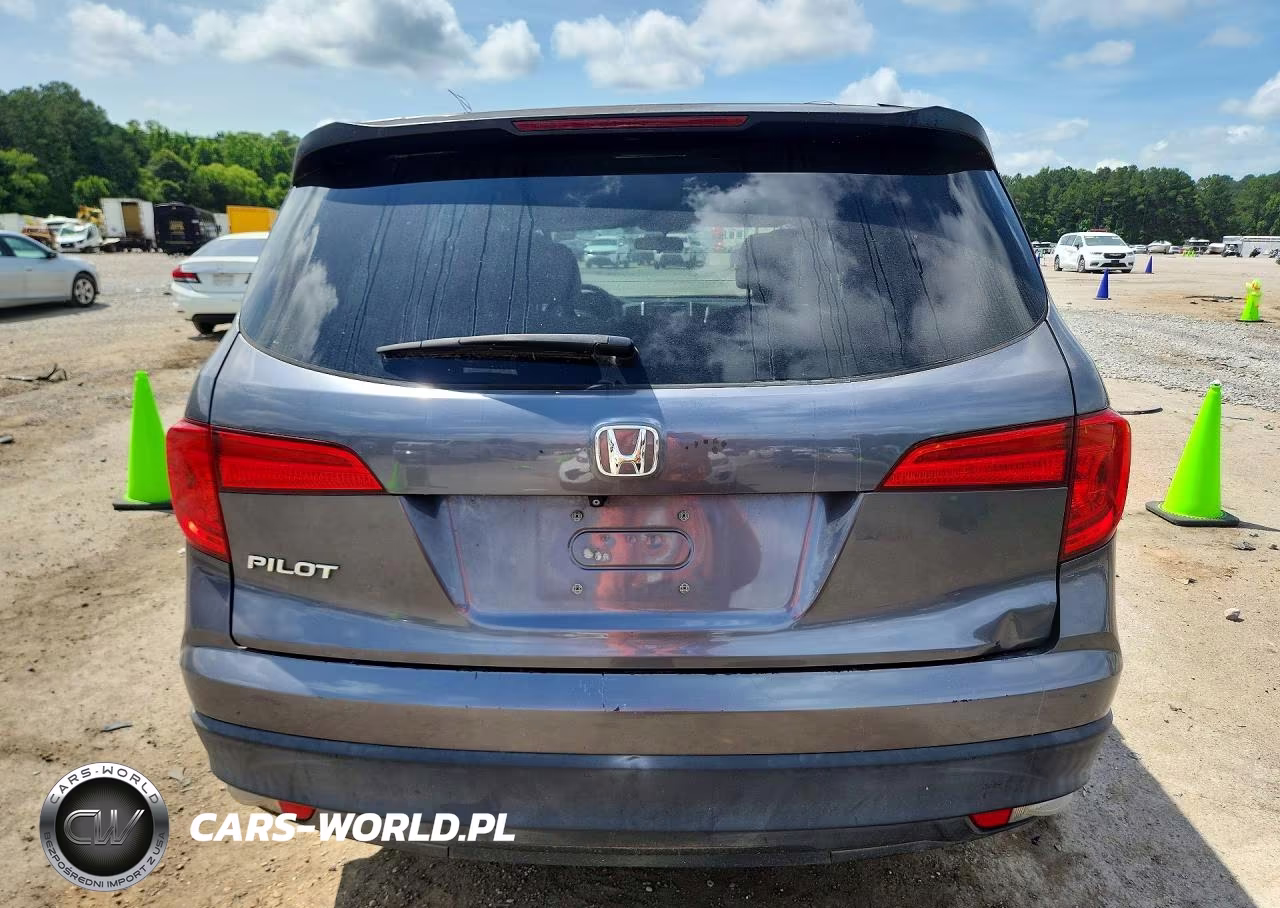 2017 Honda Pilot Lx VIN:5FNYF5H19HB003052 - 6