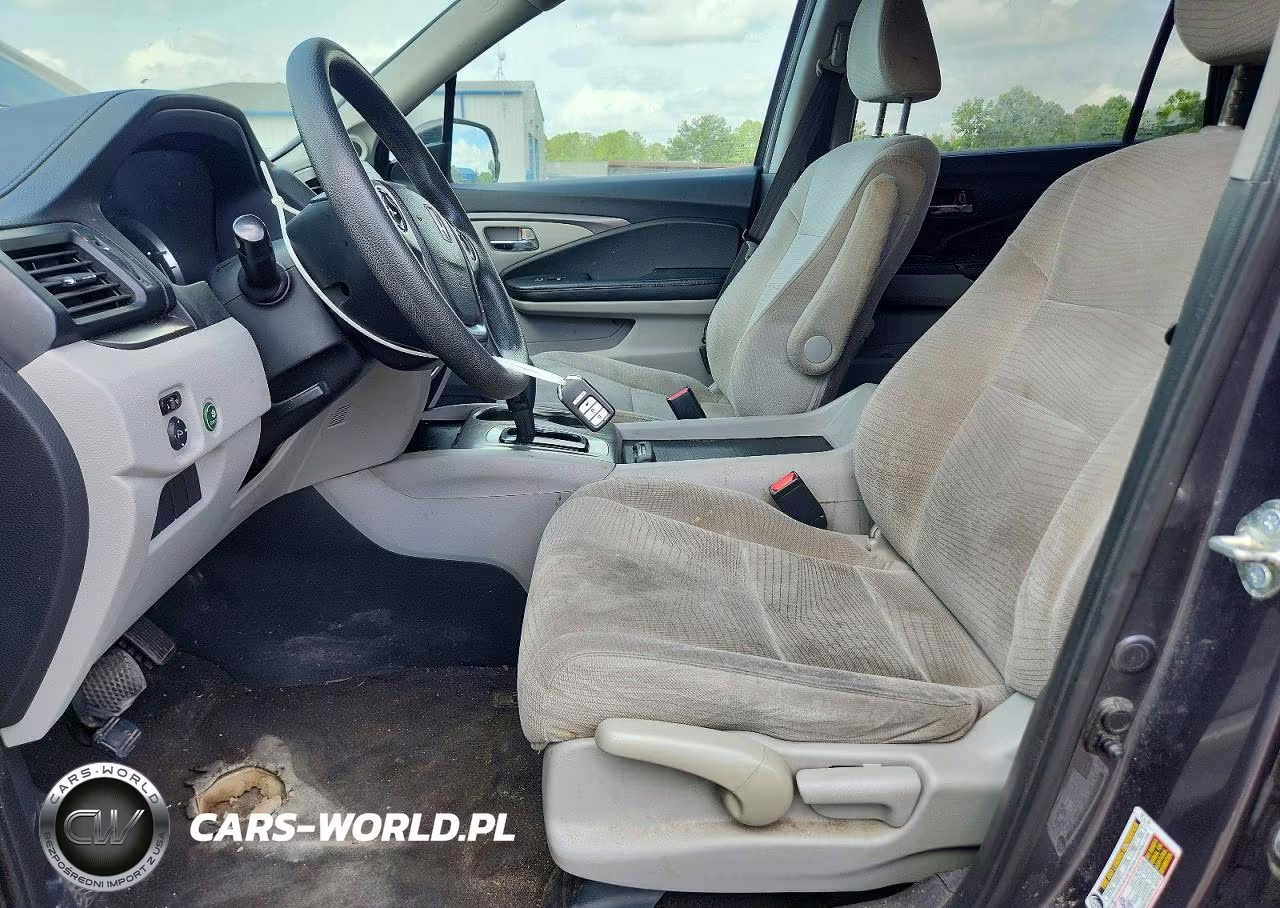 2017 Honda Pilot Lx VIN:5FNYF5H19HB003052 - 7