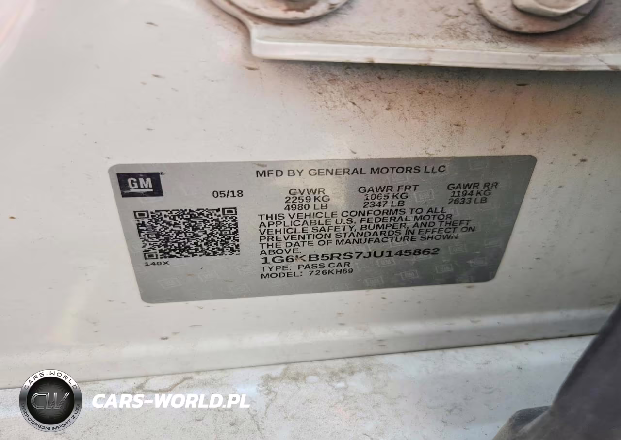 2018 Cadillac Ct6 VIN:1G6KB5RS7JU145862 - 12