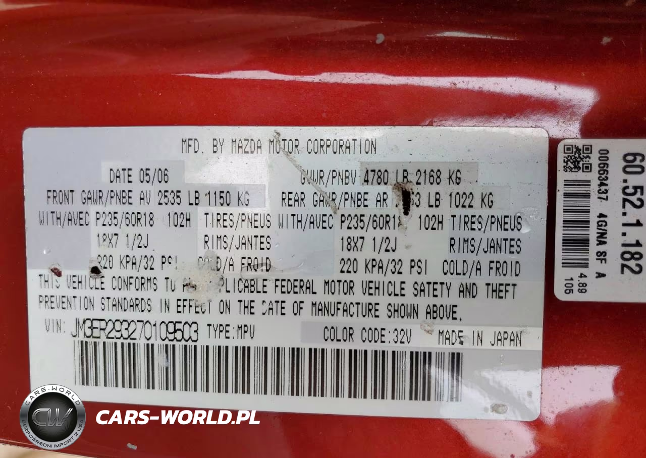 2007 Mazda Cx-7 VIN:JM3ER293270109503 - 14