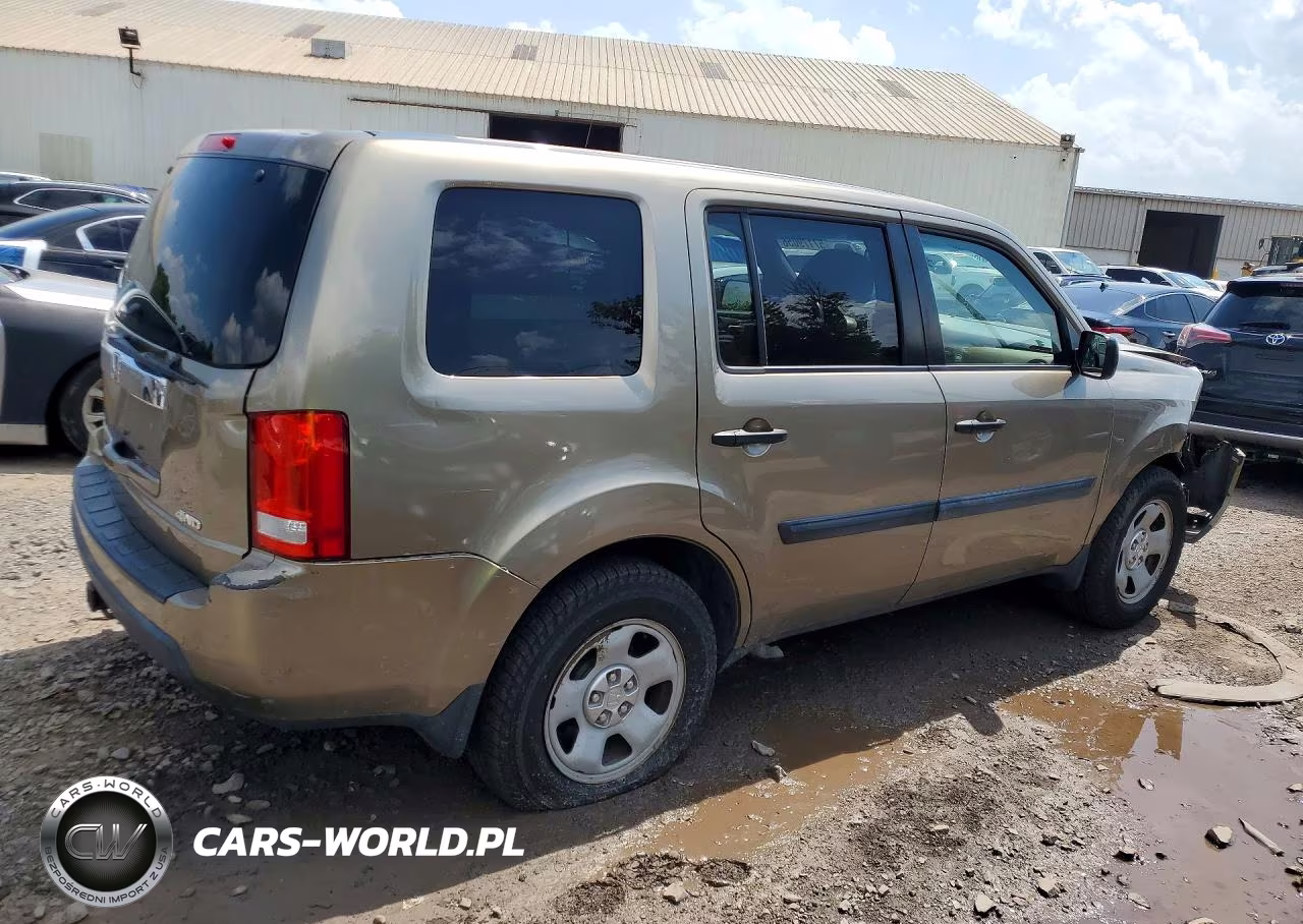 2011 Honda Pilot Lx VIN:5FNYF4H20BB097932 - 3
