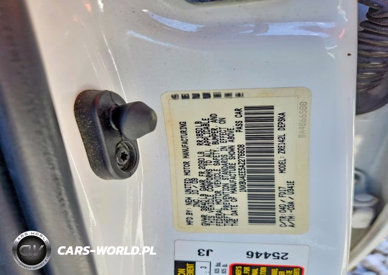 2010 Toyota Corolla S VIN:1NXBU4EE5AZ276608 - 12
