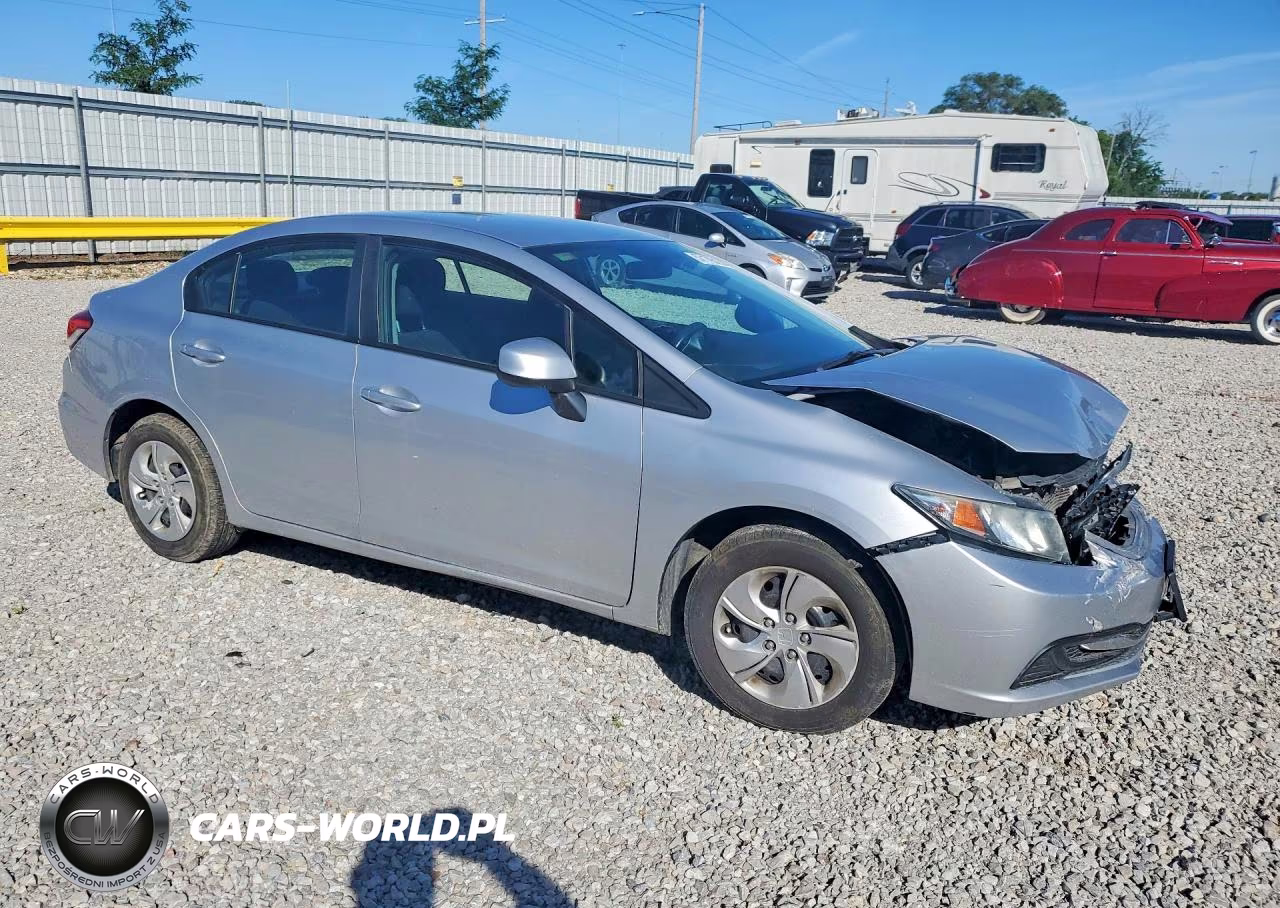 2013 Honda Civic Lx VIN:2HGFB2F53DH580513 - 4