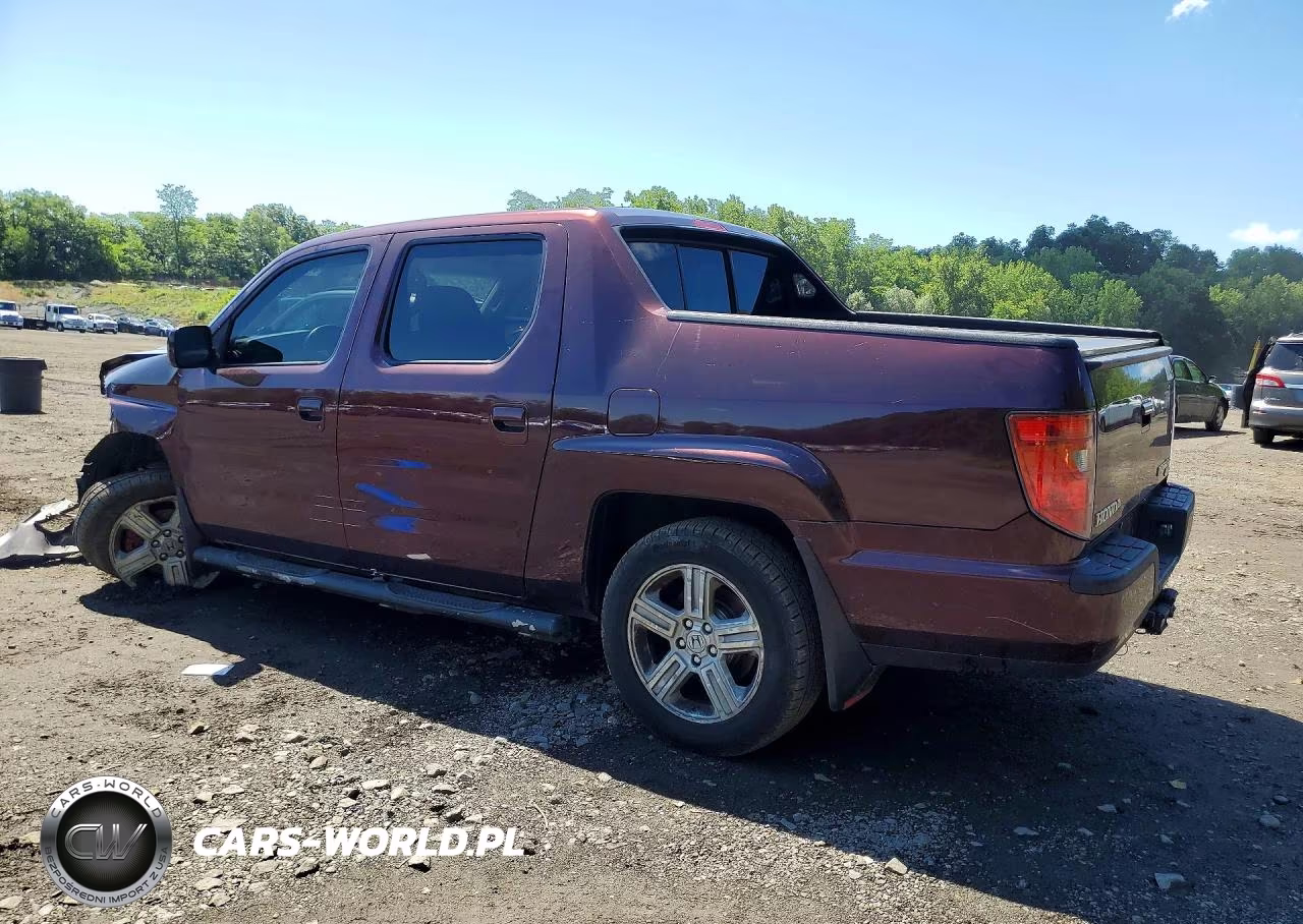 2012 Honda Ridgeline Rtl VIN:5FPYK1F51CB457239 - 2
