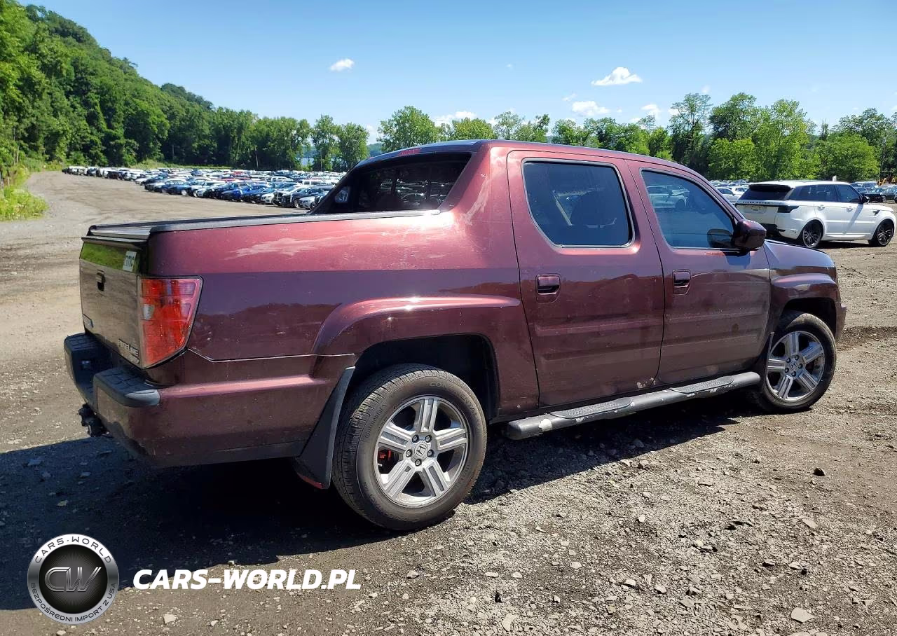 2012 Honda Ridgeline Rtl VIN:5FPYK1F51CB457239 - 3