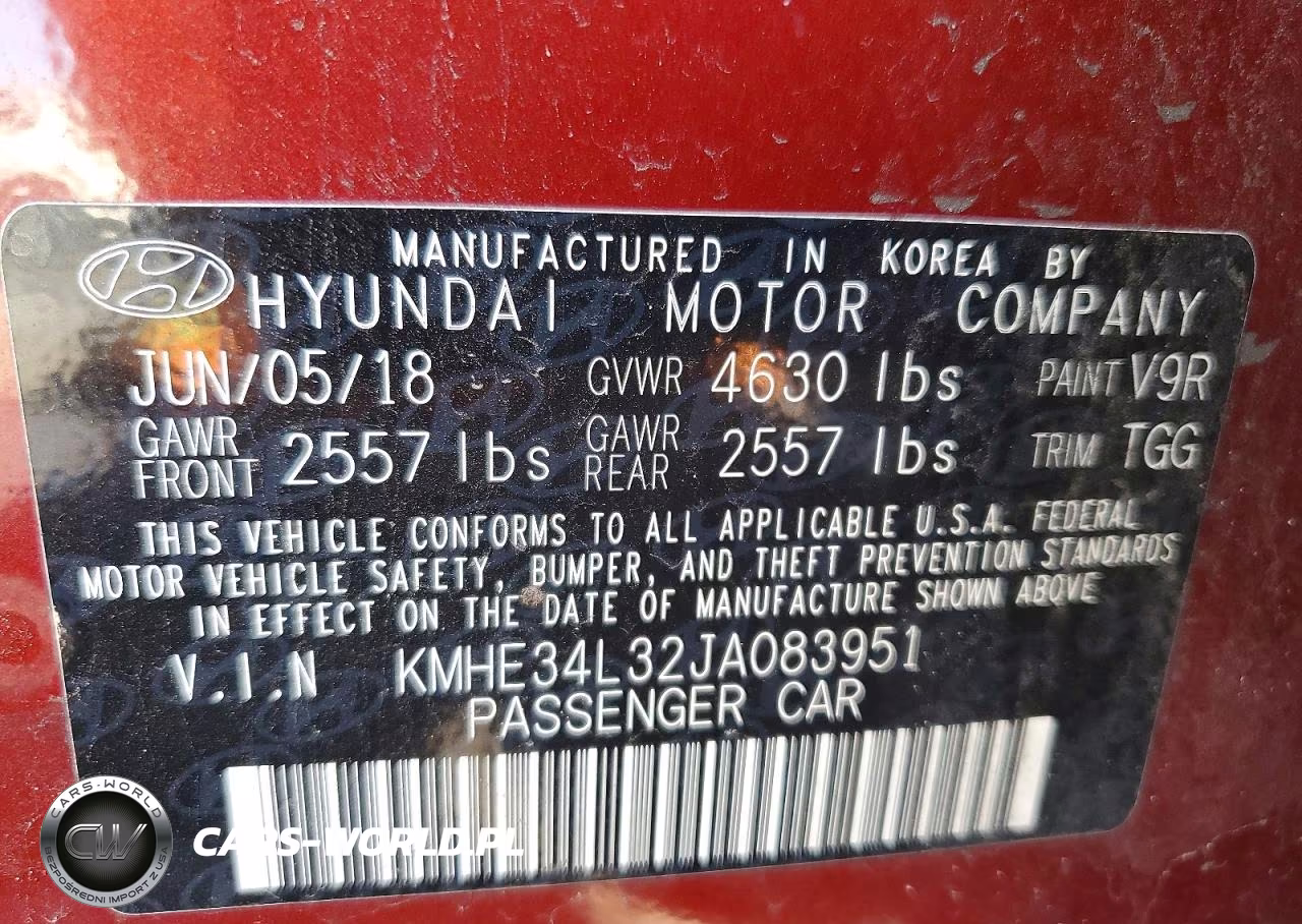 2018 Hyundai Sonata Hybrid Limited VIN:KMHE34L32JA083951 - 13