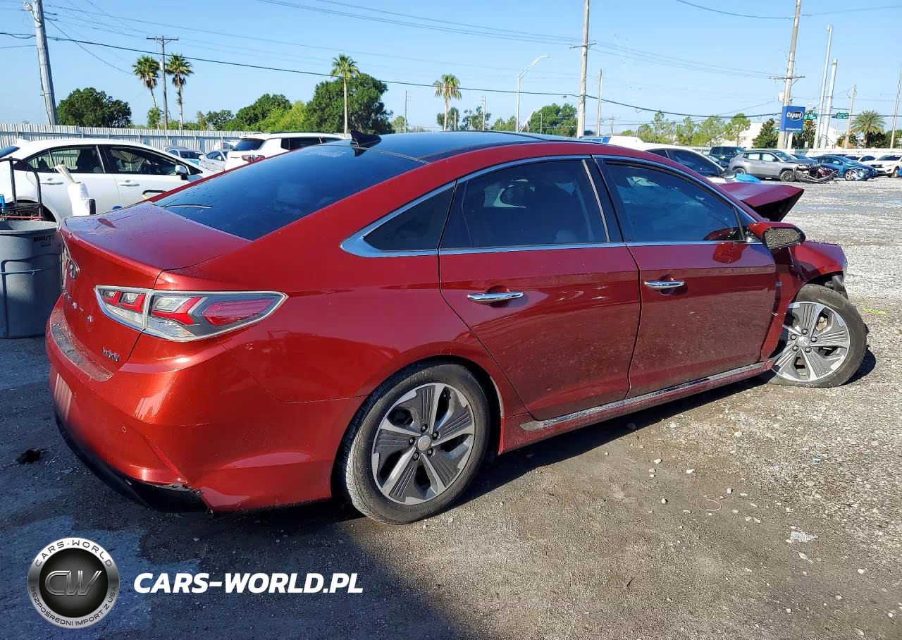 2018 Hyundai Sonata Hybrid Limited VIN:KMHE34L32JA083951 - 3