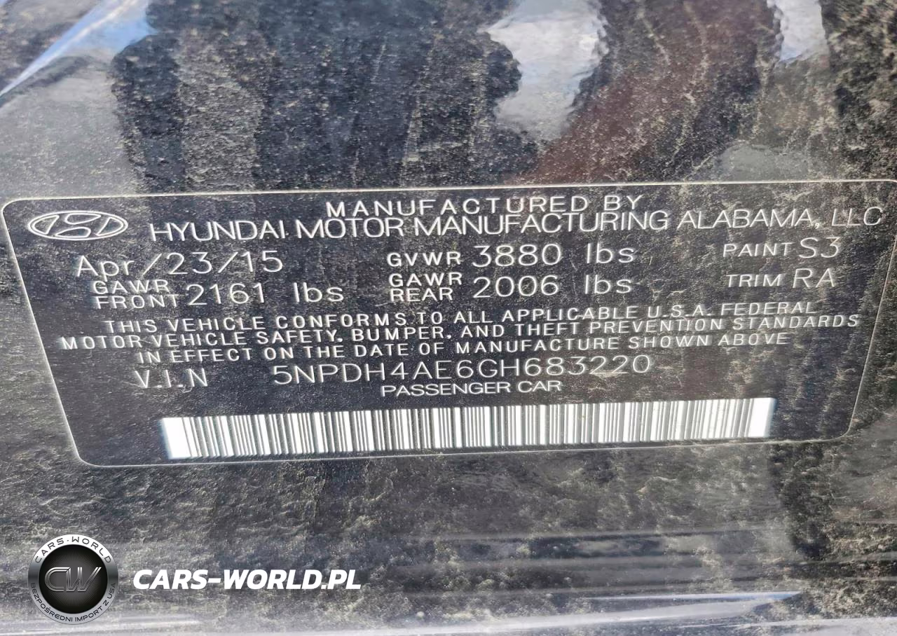 2016 Hyundai Elantra Se VIN:5NPDH4AE6GH683220 - 13