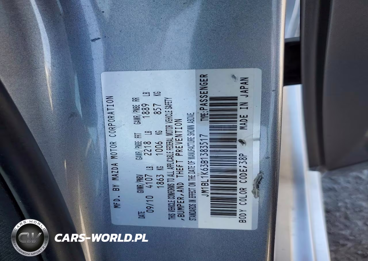 2011 Mazda 3 S VIN:JM1BL1K63B1383517 - 12