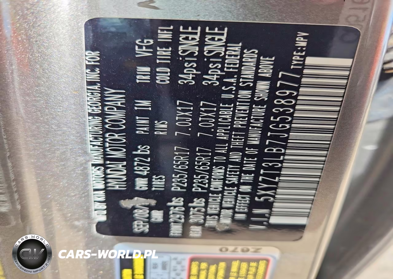 2018 Hyundai Santa Fe Sport 2.4L VIN:5XYZT3LB7JG538977 - 13