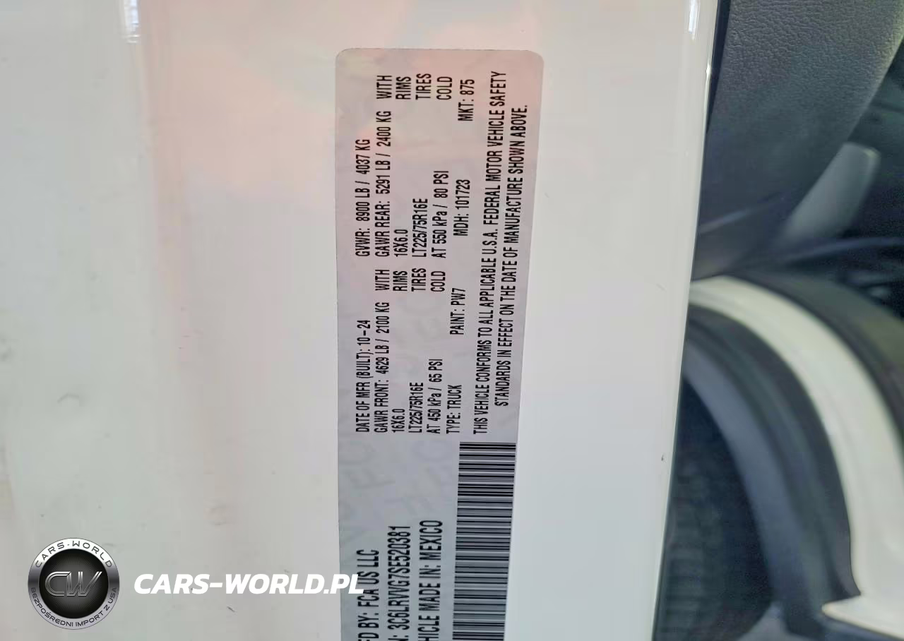2025 Ram Promaster 2500 2500 Standard VIN:3C6LRVVG7SE520381 - 14