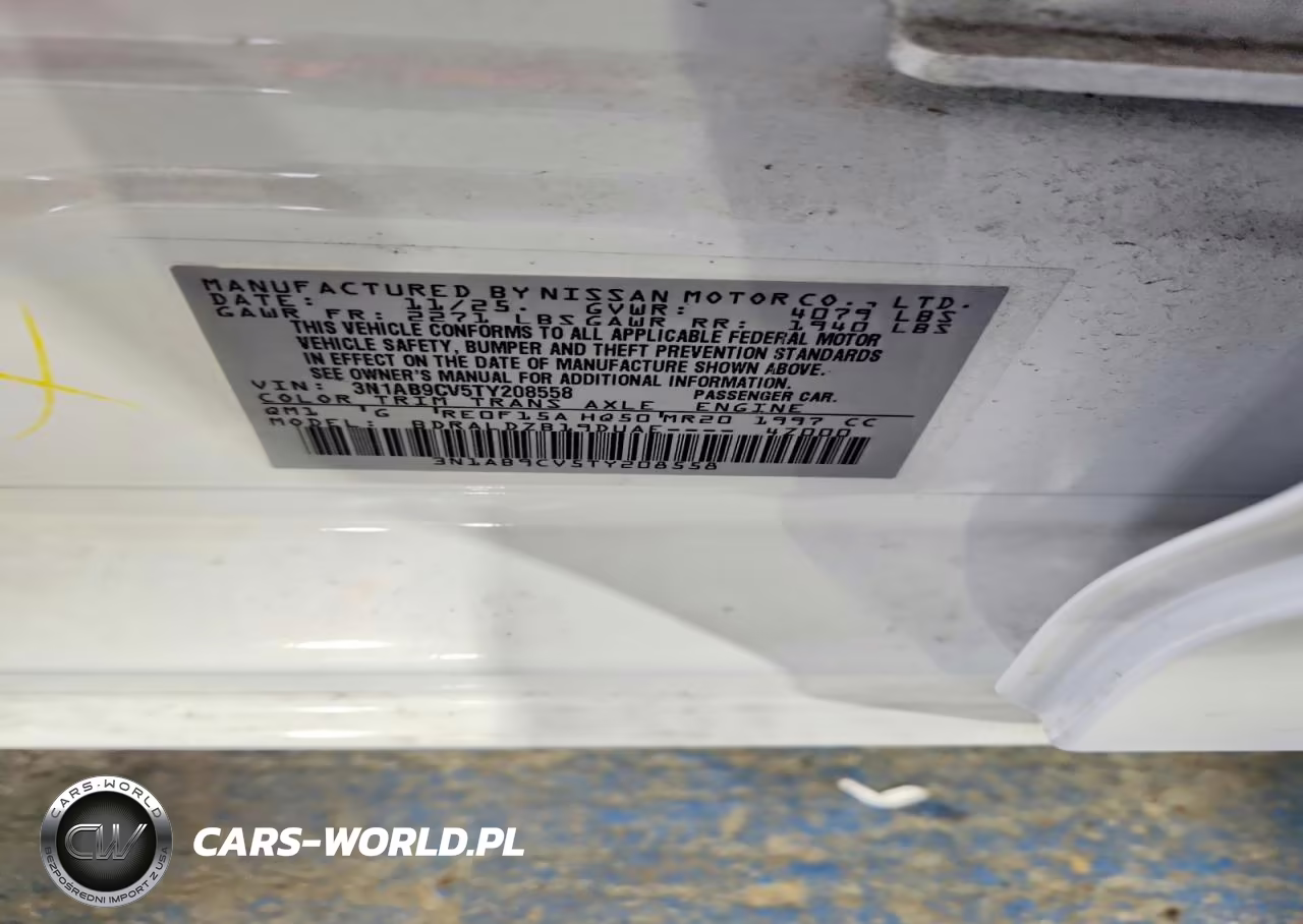 2026 Nissan Sentra Sv VIN:3N1AB9CV5TY208558 - 13